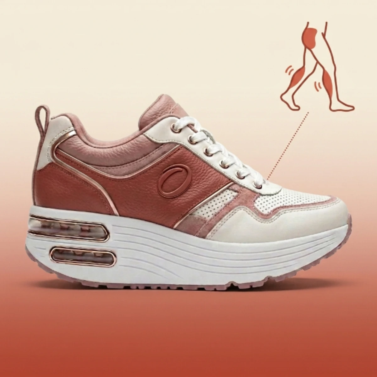 Gambe e glutei coinvolti ad ogni passo